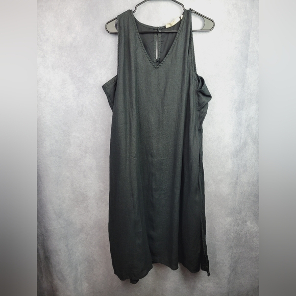 Reistor The Hemp Noir Reading Tea Leaves Dress 100% Hemp Size2XL - Picture 6 of 15